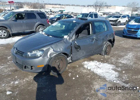 2014 Volkswagen Golf 2.5L из США, поврежденный, VIN WVWDB7AJ3EW006231